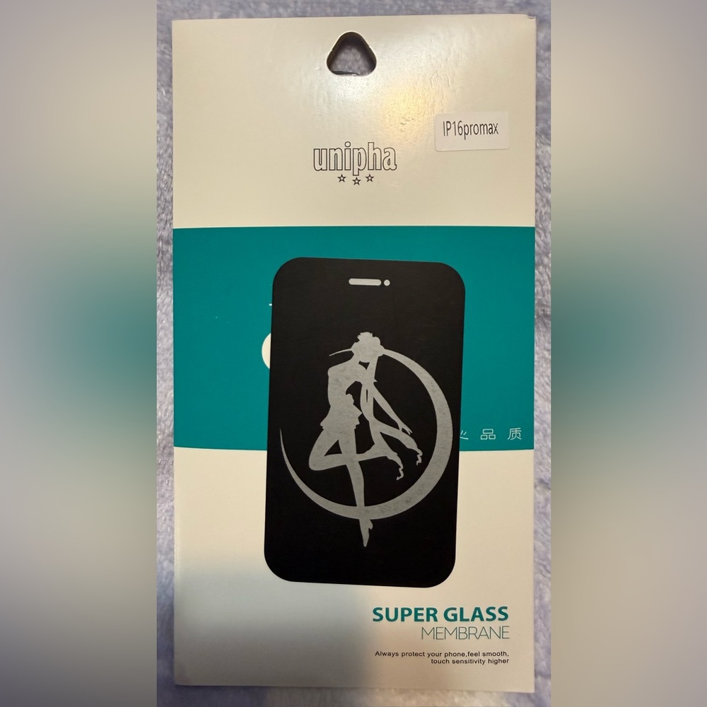 🆕 Sailor Moon Glass Privacy Screen Protector for iPhone 16 Pro Max